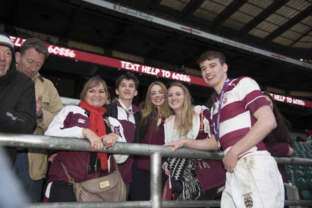 NatWest Schools Cup Final (won 18-10 against QEGS Wakefield